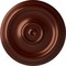 Ekena Millwork Traditional Ceiling Medallion (Fits Canopies up to 2 3/4"), Hand-Painted Antique Copper, 12"OD x 1"P CM12TRACS - alternate 1